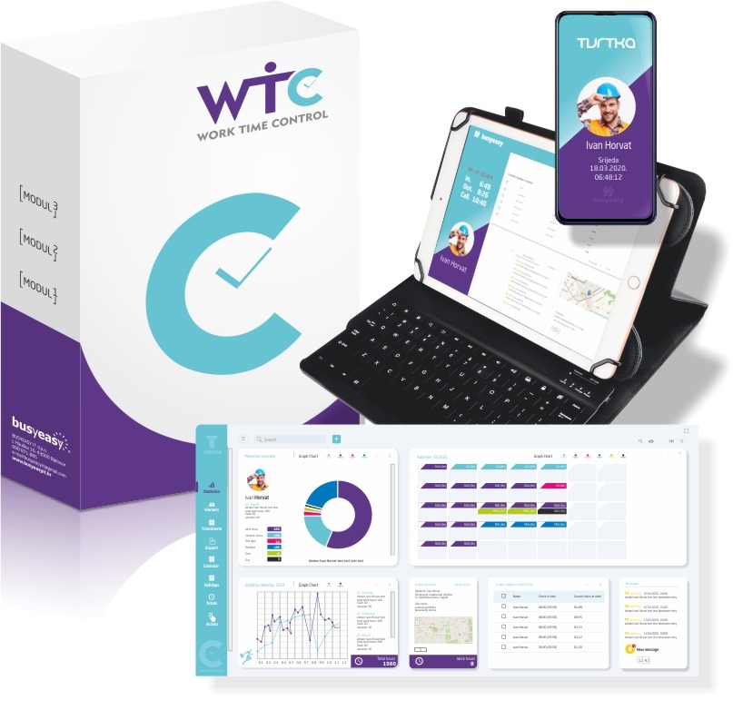 WTC software platform across mobile, tablet and web